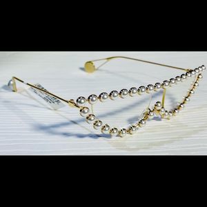 🔥GUCCI SPEC. EDN. + Collectors Item- Pearl Studded & Gold Wire Frame- NWT-$1230